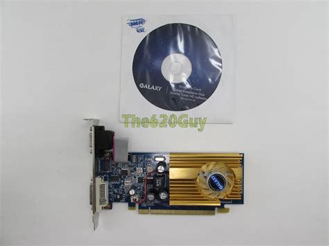Galaxy NVIDIA GeForce 8400 GS 512MB GDDR2 64Bit PCIe x16 Video Card ...