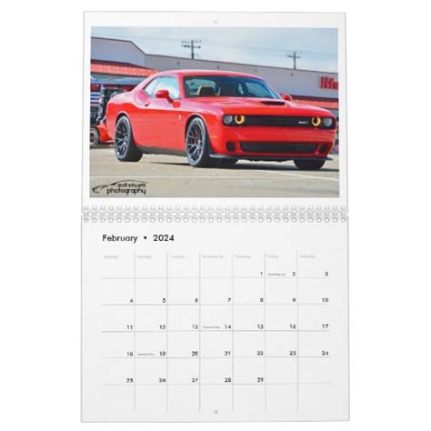 2016 Hellcat Calendar Zazzle