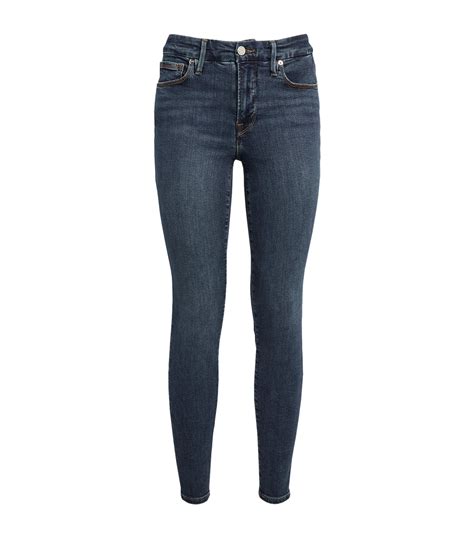 Good American Blue Good Legs Deep V Jeans Harrods Uk