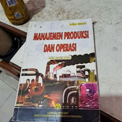 Jual Buku Manajemen Produksi Dan Operasi Shopee Indonesia