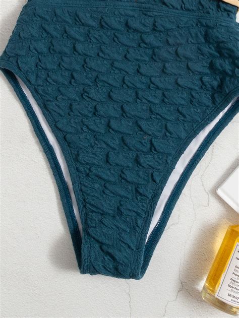 One Piece Bikini Outer Single Swimsuit European And American One Piece Women S Swimsuit Solid