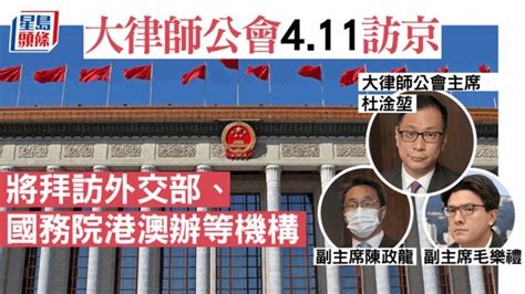 大律师公会411访京 将拜访外交部、国务院港澳办等机构 星岛日报