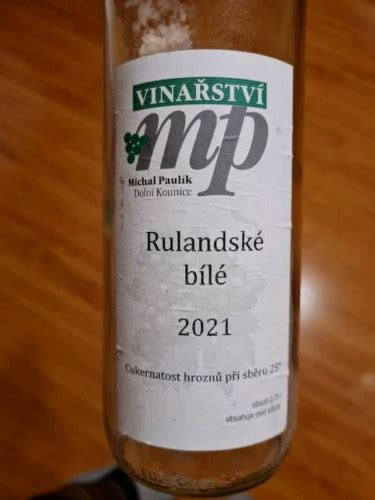 Vina Stv Michal Paul K Rulandsk B L Vivino Us