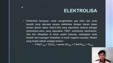 Proses Pembuatan Sodium Hidroksida Naoh Di Pabrik Pulp Dan Kertas