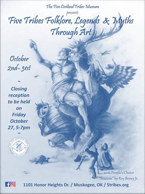 Folklore, Legends and Myths Through Art | Muskogee Chamber of Commerce