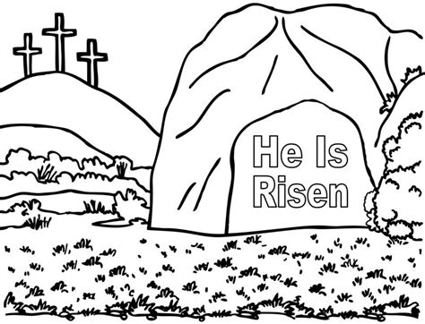 Resurrection Coloring Pages Best Coloring Pages For Kids