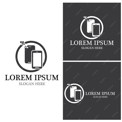 premium vector smart phone gadget logo vector template