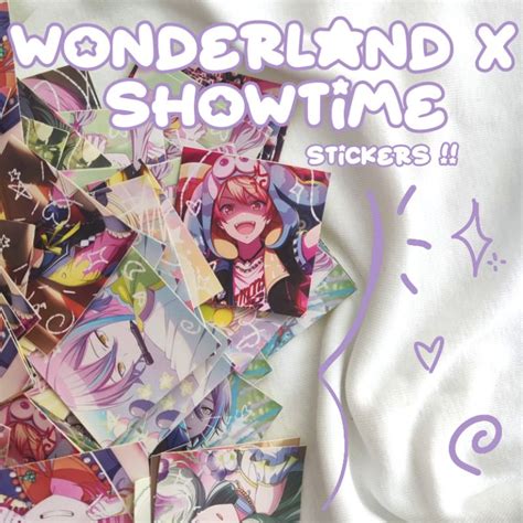 Jual Wonderland X Showtime STICKERS SET Rui Nene Tsukasa Emu