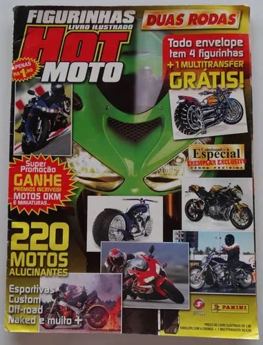 Álbum De Figurinhas Hot Moto Panini 2005 Completo Parcelamento sem juros