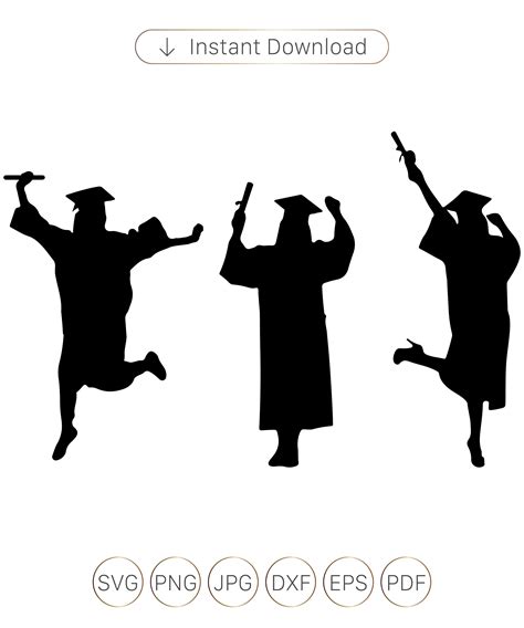 Graduation Svggraduation Silhouettewoman Graduation Silhouettewoman