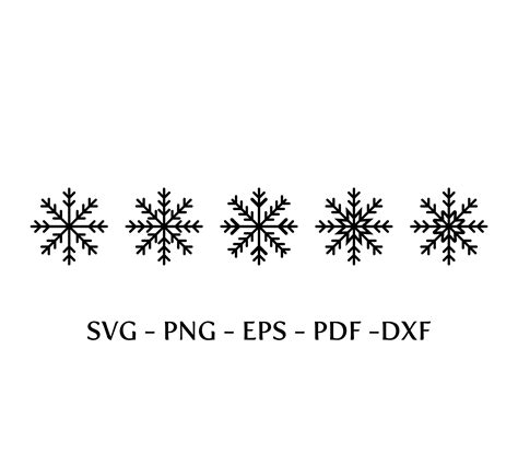 Snowflake Svg Bundle Christmas Svg Winter Svg Snowflakes Etsy