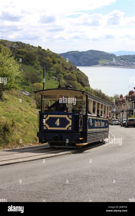 Great Orme Tramway In Llandudno Stock Photo Alamy