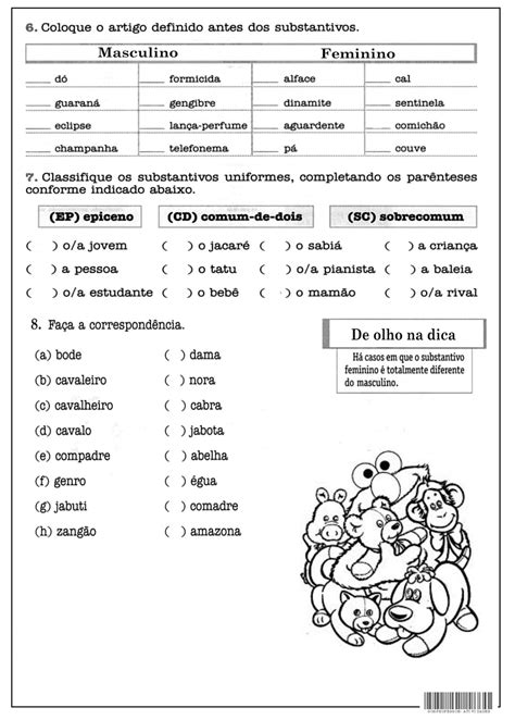 Substantivos proprios e comuns 3º ano Trabalho de formatura