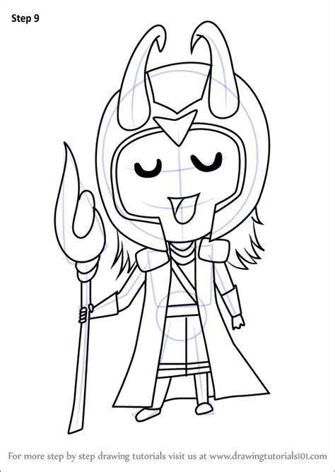 Learn How To Draw Chibi Loki Chibi Characters Step By Step Drawing