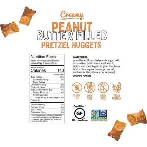 Snapklik Quinn Peanut Butter Filled Pretzel Nuggets