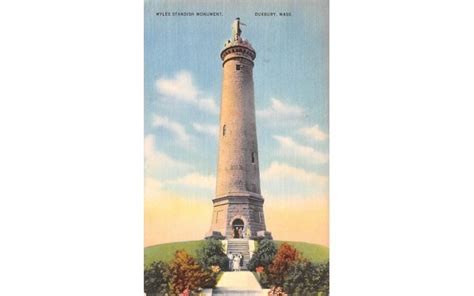 Myles Standish Monument In Duxbury Massachusetts United States Massachusetts Other