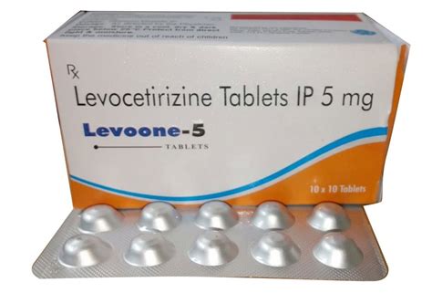 Levocetirizine Tablets IP 5 Mg For Clinic Packaging Type Box At Rs