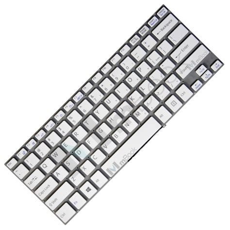 Teclado Pra Sony Vaio Svf A Layout Us Branco