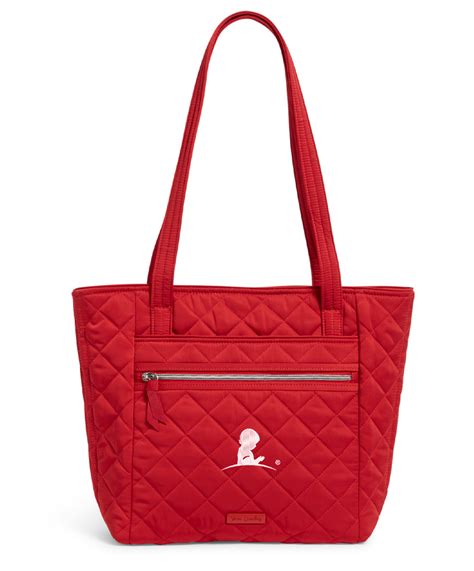 Vera Bradley® Quilted Small Red Tote Bag St Jude T Shop