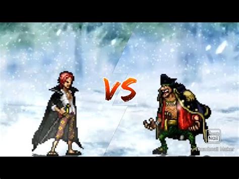 ONE PIECE MUGEN BATTLE SHANKS VS BLACKBEARD YouTube