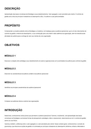 Apostila Gerenciamento de Integração e Escopo Gerenciamento da