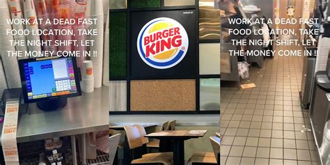 Burger King Night Shift Worker Says Working in Fast Food is Easy