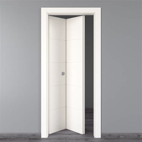 Porta Pieghevole A Libro Simmetrica Prado Bianco L 80 X H 210 Cm