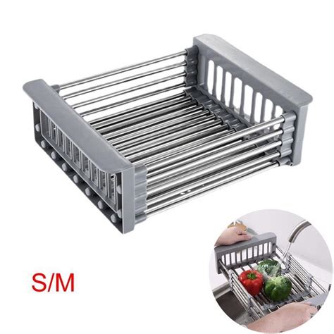 Купить Выдвижная кухонная сливная стойка из нержавеющей стали, полка ...