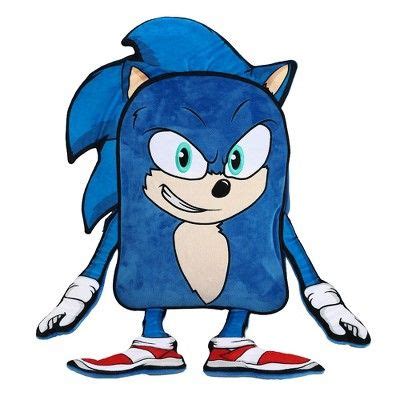 Sonic The Hedgehog Sonic Youth Plush Character Backpack Sonic Goofy