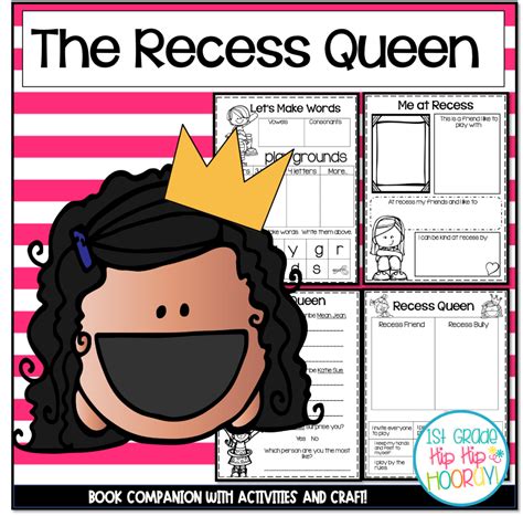 Book Companion for The Recess Queen with Safety Activities and Crafts