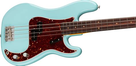 Fender American Vintage Ii 1960 Precision Bass Usa Rw Daphne Blue Basse électrique Solid Body