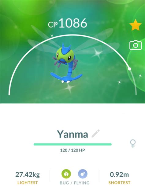 Shiny Yanma Pokemon Go, Video Gaming, Gaming Accessories, In-Game ...