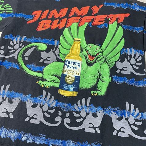 Vintage Jimmy Buffett Corona Dragon T Shirt Xl All Over Print