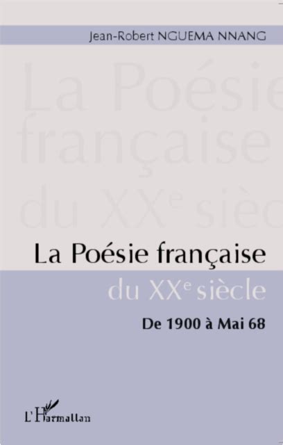 La poésie du 20e siècle