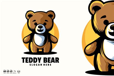 Teddy Bear Logo template | Branding & Logo Templates ~ Creative Market