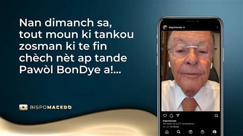 Nan dimanch sa tout moun ki tankou zosman ki te fin chèch nèt ap tande