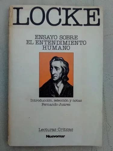 Ensayo Sobre El Entendimiento Humano John Locke Ed Meses Sin