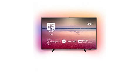 Televizor LED Smart Philips 43PUS6704 12 108 Cm 4K Ultra HD Ambilight