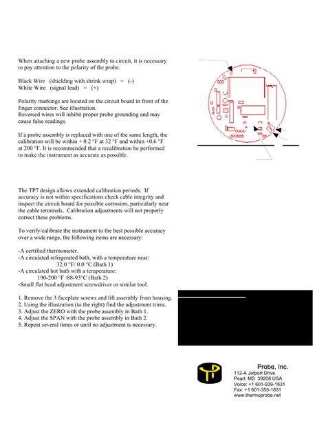 ThermoProbe TP7 User Manual | Page 2 / 2