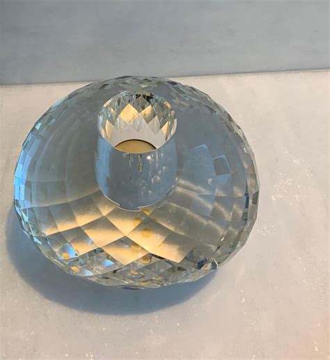 Large Modern Candle Holder Art Glass Crystal Sphere By Veritas Home For Sale At 1stdibs