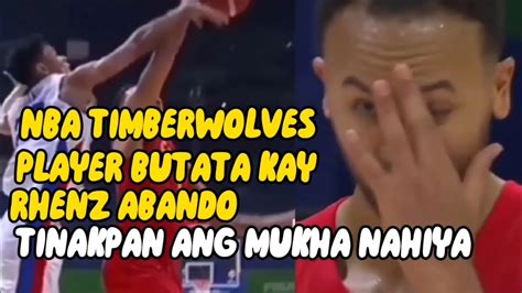 NBA TIMBERWOLVES PLAYER TINAKPAN ANG MUKHA PARANG NAHIYA DAHIL SA BLOCK