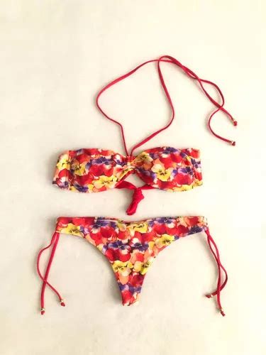 Bikini Brasile O De Flores Y Bandeau Calzedonia Intimissimi Env O Gratis