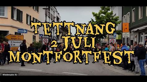 Montfortfest 2 Juli 2023 Tettnang YouTube