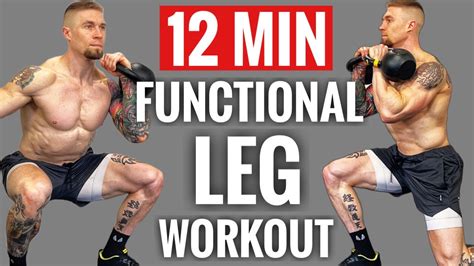 Functional Pump 12 Min Kettlebell Leg Workout Follow Along Youtube