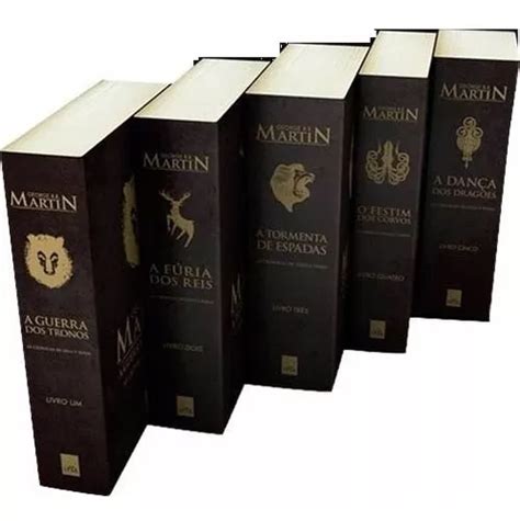 Kit Game Of Thrones 5 Livros Português Guerra Dos Tronos