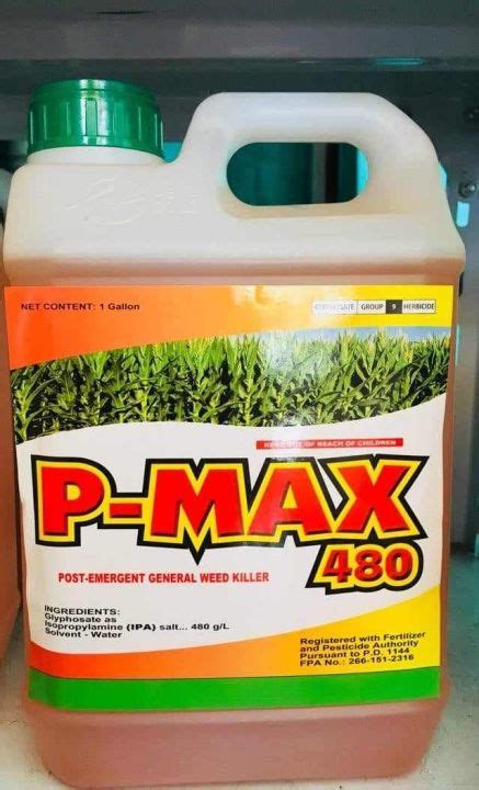 P Max 480 Herbicide 1gallon Lazada Ph