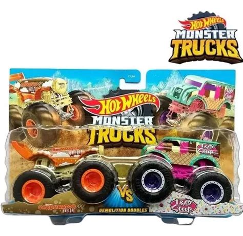 Kit Hot Wheels Monster Trucks Carrinhos Escala Parcelamento Sem Juros