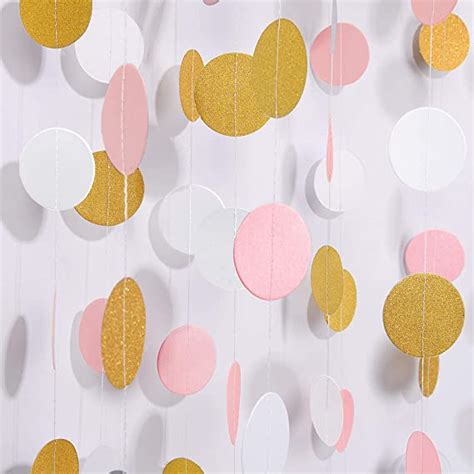 Amazon Merrynine Paper Garland Pack Ft Glitter Paper Garland