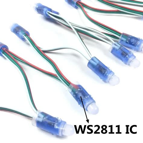 Pcs Mm Ws Ic Full Color Pixel Led Module Light Dc V