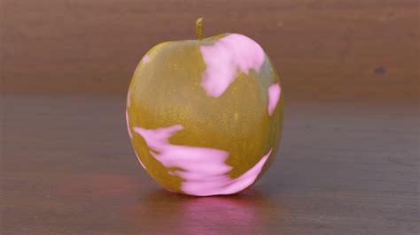 Realistic enchanted golden apple, golden apple and bitten enchanted ...